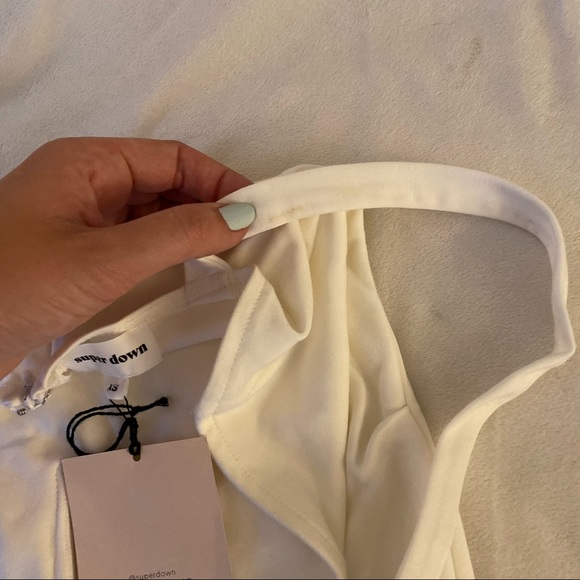 NWT Superdown Bodycon Mini Dress in White XS - Picture 6 of 7